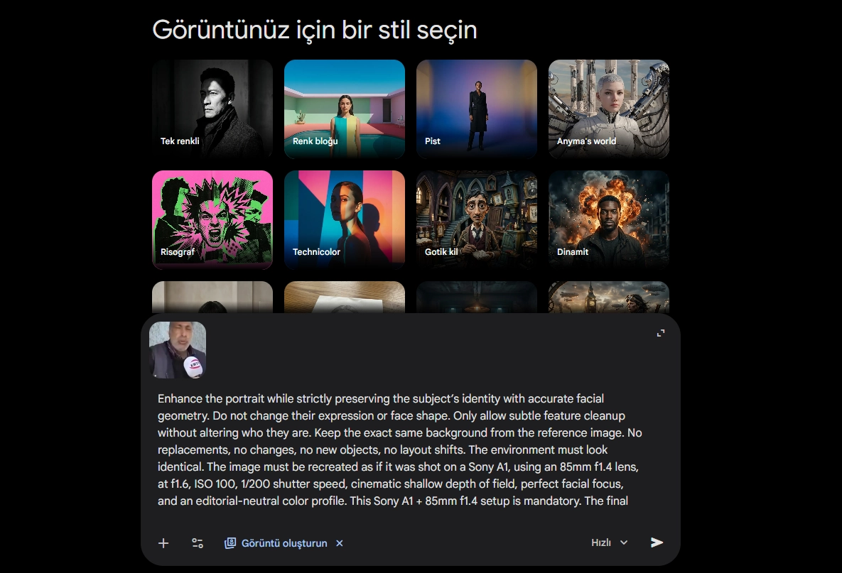 fotoğrafları 4K yapın!